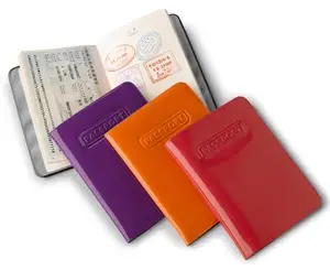 Offres Spéciales personnalisé PVC usage personnel Rfid porte-passeport porte-billet d'avion portefeuille