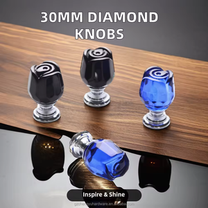 CY-01.03 Chengyu cristal diamant bouton poignée moderne meubles poignée armoire commode tiroir porte boutons OEM/ODM - Product Image 5