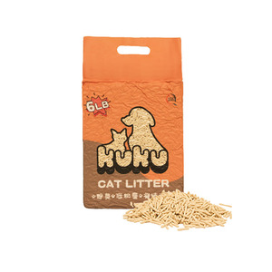Nouvelle conception 2021, litière pour chat en tofu portable, sans odeur, absorption rapide, agglomération rapide, désodorisante - Product Image 1