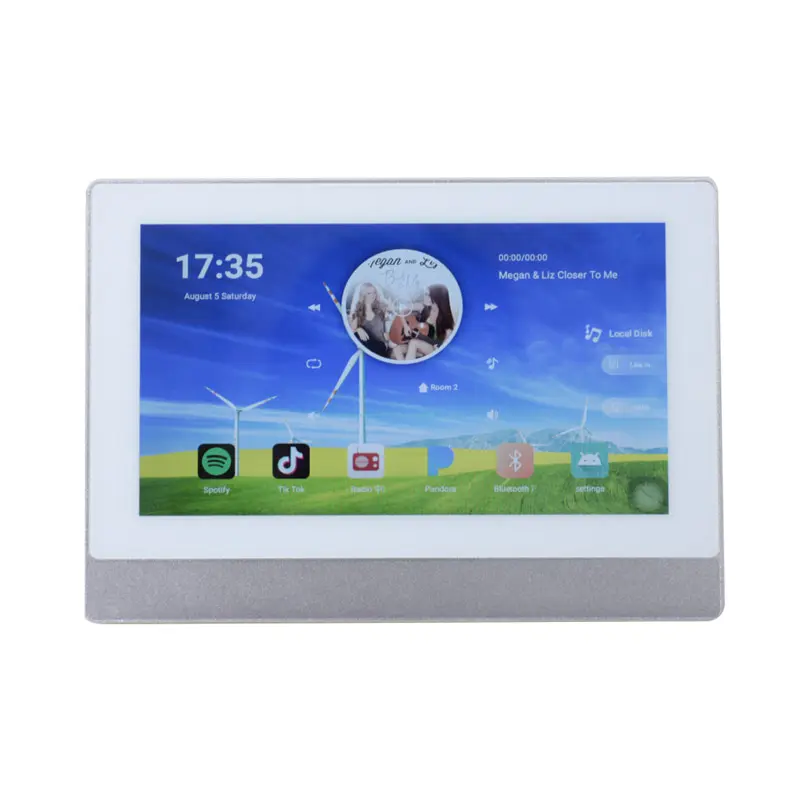 Like Audio BA-820AD2 8 Channels 8X20W 7 inch Touch Screen Bluetooth WiFi smart home wall amplifier
