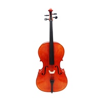 New Arrival JYC05 Student Violin Latest Design Solid Maple Antique Cello with Flame Latest Student Violin