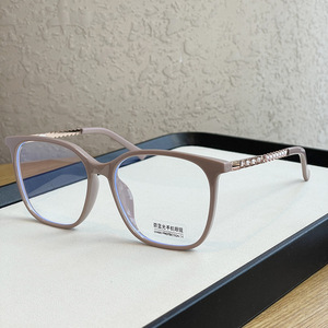 Monture de lunettes de myopie TR ultra légère, grande monture, monture de lunettes pour femmes, lunettes à visage nu, lunettes rétro personnalisées, anti-lumière bleue - Product Image 3