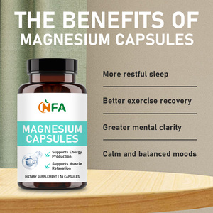 Hot Selling Magnesium Capsules 56 Count Dietary <b>Supplement</b> Supports Energy Production Muscle Relaxation Natural Mineral - Product Image 4