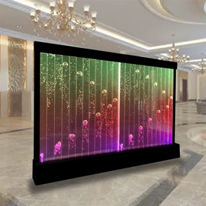 Gran oferta, Panel de cascada interior móvil personalizado, pared de burbujas de baile Artificial LED para partición de decoración del hogar - Product Image 3