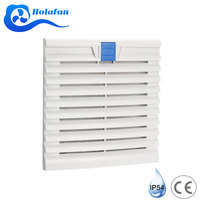 Filtre à air pour armoire électrique, sans outil, à dégagement rapide, CE IP54 148mm, avec loquet bleu, en ABS UL94-V0
