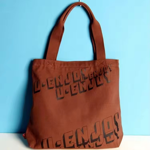 Bolsa de Algodón Minh Ha de 12 oz, Color Negro, Blanco y Natural, Bolsa de Lona con Cierre Inferior, Diseño Plegable Elegante, Regalo Promocional de Marca - Product Image 5