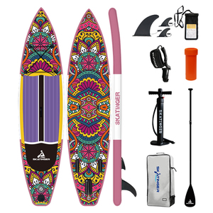Planche de paddle gonflable <span class=keywords><strong>EVA</strong></span> 2026 Skatinger, nouveau design <span class=keywords><strong>2022</strong></span>, pour sports nautiques, logo personnalisé, planche de surf SUP gonflable <span class=keywords><strong>2022</strong></span> - Product Image 1