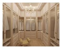 Placard îlot en bois rose pour filles, modèles français, armoire, commode, meubles de chambre à coucher