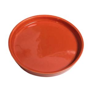 <span class=keywords><strong>Plat</strong></span> rond en céramique <span class=keywords><strong>de</strong></span> couleur chaude pour restaurant <span class=keywords><strong>petit</strong></span> café <span class=keywords><strong>petit</strong></span> déjeuner <span class=keywords><strong>biscuit</strong></span> dessert assiettes à salade <span class=keywords><strong>de</strong></span> fruits - Product Image 5