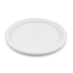 Platos Desechables Compostables de Bagazo de Caña de Azúcar de 9 Pulgadas con Logotipo Personalizado, Ecológicos para Eventos y Fiestas - Product Image 4