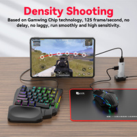 Nuevo en 2025, Adaptador USB Inalámbrico con Conexión Bluetooth para Android, Conjunto de Teclado y Ratón para Juegos como PUBG