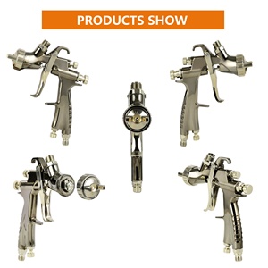 Pistolet à air pneumatique ROKO H-902 avec buse de 1,3/1,8 mm, gobelet de 600 ml, alimentation par gravité LVLP pour peinture transparente, certifié CE OEM - Product Image 3