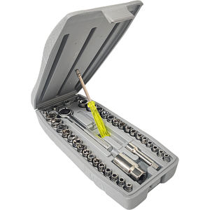 Ensemble d'outils de mécanicien ultime de 40 pièces avec embout de 1/4 pouce, comprenant des douilles, une clé à cliquet, des adaptateurs et un coffret de transport - Product Image 5