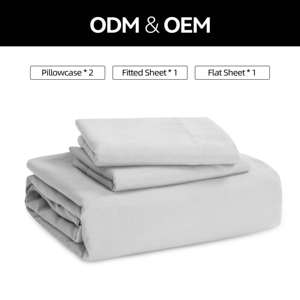 Prewashed Nữ Hoàng Duvet Cover <span class=keywords><strong>Set</strong></span> Cao Cấp 1800 Siêu Mềm Rửa Sợi Nhỏ Dệt Thân Thiện Với Môi Với Dây Kéo - Product Image 6