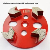 Disque de meulage diamanté 250 mm, abrasif extra-épais, pour polissage et ébavurage des métaux, pour machine à meuler les sols en béton