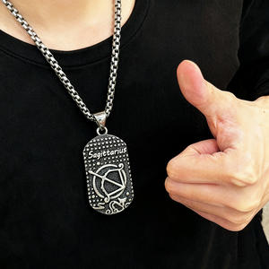 Nuevo Collar de Acero Inoxidable <span class=keywords><strong>con</strong></span> Colgante de Calavera de Pescador Pirata para Hombre, Estilo Punk - Product Image 4