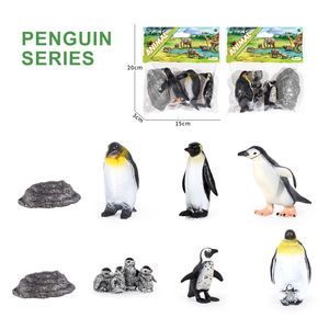 โมเดลรูปสัตว์ในฟาร์มและสัตว์ป่าทำจาก PVC รูปเพนกวินกอริลลาหมาป่าจิงโจ้ม้าลาย - Product Image 5