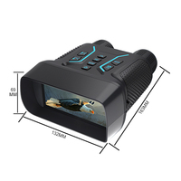 Nouvelles jumelles de vision nocturne infrarouge 4K 36MP avec grand écran de 4,5 pouces, zoom numérique 8X, batterie rechargeable 4500mAh, portée de 400 mètres pour la chasse