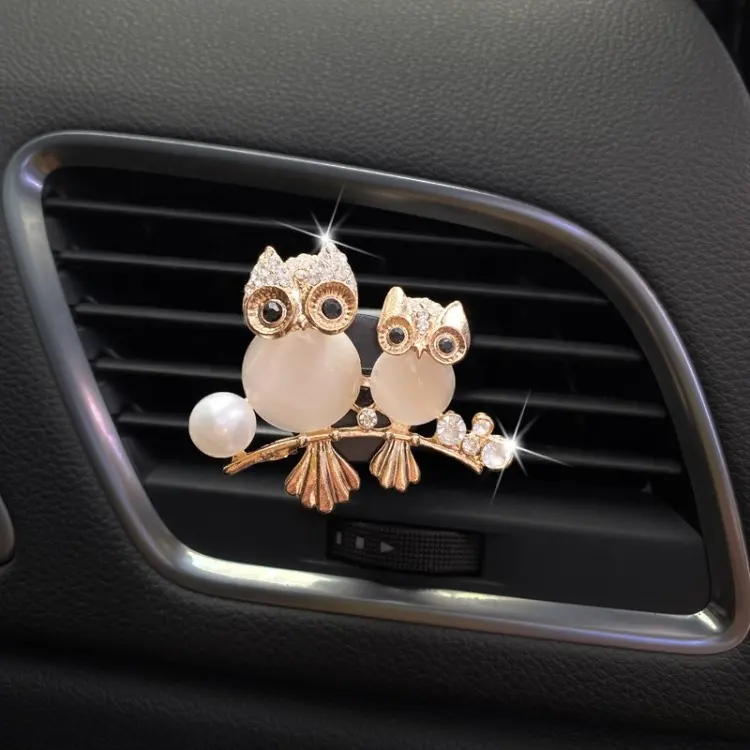 Cute Owl Car Fresheners Air Vent Clip Auto Aroma Scent Diffuser Auto Air Conditioner Outlet Clip Decoration Gift