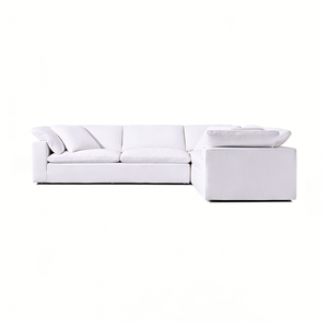 Set di Divani Chesterfield per Soggiorno, in Velluto <span class=keywords><strong>e</strong></span> Spugna, Tessuto Personalizzabile, Rivestimento Rimovibile, <span class=keywords><strong>Divano</strong></span> Componibile Moderno Stile Cloud - Product Image 5
