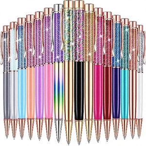 Stylos liquides colorés en gros, neufs, personnalisables, cadeau promotionnel, stylo bille multifonctionnel en métal 1,0 mm avec logo - Product Image 3
