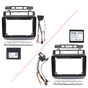 Fabbrica diretta auto Android installare telaio del pannello per VW <span class=keywords><strong>TOUAREG</strong></span> 2011-2017 9 pollici luminoso nero 2 Din auto Touch Screen telaio Carplay - Product Image 2