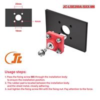 Bloque de terminales de alta corriente cuadrado 100A/120A/150A/200A/300A 600V para PCBA, terminal de paso a través de pared para almacenamiento de energía
