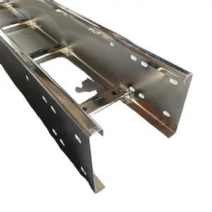 SUS 304 316 Cable Ladder 600x100mm Ladder Type Cable Tray