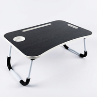 Support d'ordinateur portable en bois durable, réglable, extensible, portable, pliable, table de lit pour le bureau, l'étude, la lecture, l'écriture, les repas
