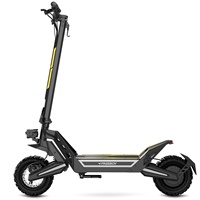 Scooter électrique pliable tout-terrain pour adultes 1200W, batterie 48V 18.2Ah, vitesse maximale de 55 km/h, avec double amortisseur