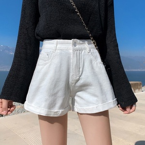 Shorts de nouvelle conception, shorts <span class=keywords><strong>en</strong></span> <span class=keywords><strong>jean</strong></span> tendance à <span class=keywords><strong>taille</strong></span> <span class=keywords><strong>haute</strong></span>, shorts moulants pour femmes - Product Image 3