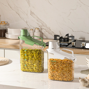 Marketing venda quente pet material alimentos armazenamento frigorífico organizador lavanderia detergente cereais recipientes armazenamento cão comida recipiente - Product Image 3