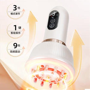 Smart Electric Meridian <b>Brush</b> GS 608 Wireless Rechargeable Infrared Massage Gun With Brushless Motor Full Body Vibration Therapy - Product Image 4