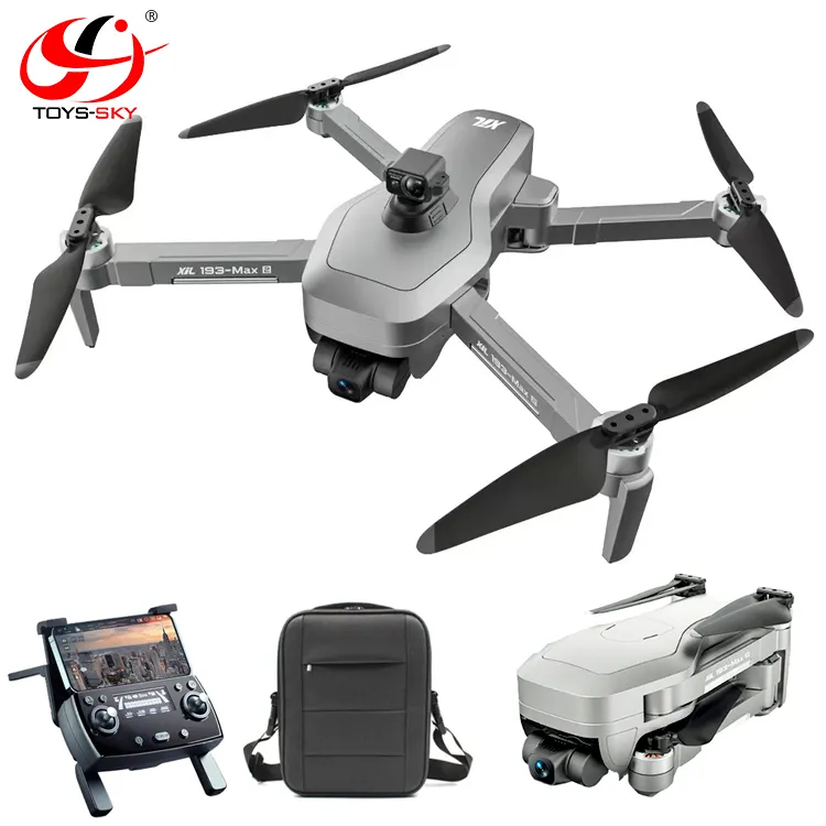 193MAX2 5G WIFI FPV EVO Obstacle Avoidance 3 Axis Gimbal 5KM 30 Min Uav Drones With 4K Camera And Gps Long Range For Adults