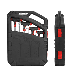 Juego de destornilladores 16PCS Mango en T Punta de bola hexagonal y llave de <span class=keywords><strong>estrella</strong></span> Bit Socket Torx Allen Ball End para mecánico automotriz - Product Image 6