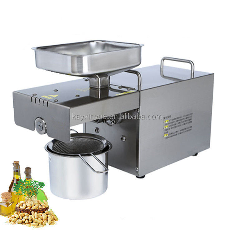 Cooking oil maker sunflower hemp seed sesame peanut soybean small oil press machine