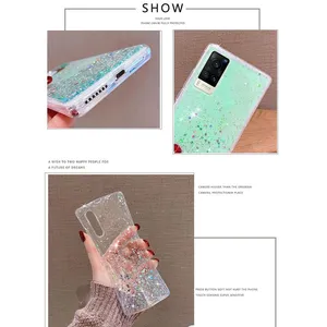 Custodia in Silicone Bling Glitter Silver Foil per <span class=keywords><strong>Samsung</strong></span> Galaxy S24 S23 S22 S21 <span class=keywords><strong>S20</strong></span> Ultra <span class=keywords><strong>FE</strong></span> S10 Lite S10E S9 S8 Plus <span class=keywords><strong>Cover</strong></span> morbida in TPU - Product Image 5