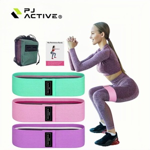 Bandes de résistance en <span class=keywords><strong>tissu</strong></span> PINJIAN pour les fessiers, le yoga, la musculation, les squats et l'entraînement de force - Product Image 1