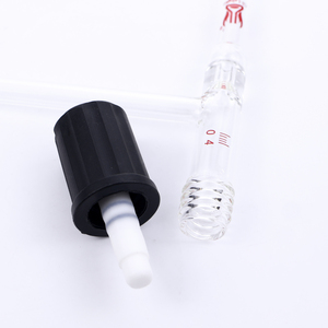 Válvula de Vacío de PTFE para Laboratorio de Química CS Labglass, Grifo de Vidrio Borosilicato de 90 Grados - Product Image 5