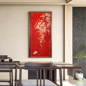 Cuadros Colgantes <span class=keywords><strong>de</strong></span> Flores y Aves en Madera Maciza <span class=keywords><strong>de</strong></span> Latón en Estilo Chino Moderno, Ideales para Decoración <span class=keywords><strong>de</strong></span> Vestíbulos y Salas <span class=keywords><strong>de</strong></span> Estar - Product Image 2