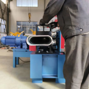 Herstellung hochwertige automatische einmotorige biegsame ovale Rohr-/Rohrkühlrollenformmaschine - Product Image 5