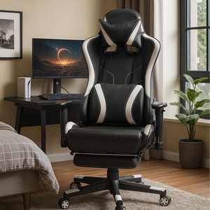 Premium Ergonomique 150KG Entièrement Inclinable <span class=keywords><strong>Chaise</strong></span> <span class=keywords><strong>Gamer</strong></span> Réglable Silla Confortable Bureau Ergonomique Chaises De Jeu avec Repose-Pieds - Product Image 5