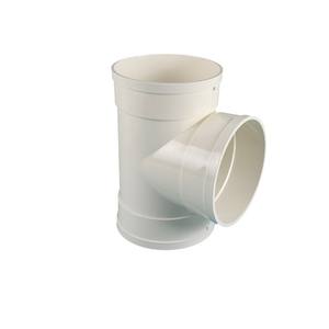 Shengye Direct 180mm coude en T réduisant Joint sortie d'air UPVC raccords de tuyauterie Surface lisse <span class=keywords><strong>clapet</strong></span> <span class=keywords><strong>anti</strong></span>-<span class=keywords><strong>retour</strong></span> <span class=keywords><strong>hotte</strong></span> tuyaux de fumée - Product Image 1