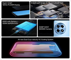 Đối với <span class=keywords><strong>OnePlus</strong></span> 12R phiên bản toàn cầu với 16GB 256GB 8 Gen 2 Pro XDR hiển thị và 100W <span class=keywords><strong>Octa</strong></span> <span class=keywords><strong>Core</strong></span> Tiếng Anh điều hành - Product Image 6