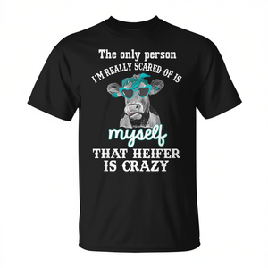 T-shirt « Scared of Myself Life », produit promotionnel unique - Product Image 2