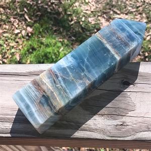 Torre Cuadrada de Cianita Natural Ecológica al por Mayor, Piedra Preciosa Curativa de Fengshui, Regalo para el Hogar, Artesanía Tallada de Cristal - Product Image 1