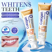 Dentifrice blanchissant au collagène osseux SADOER 100g, dentifrice nettoyant
