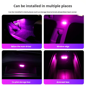 Yosovlamp ไฟ LED ขนาดเล็กสัมผัสบรรยากาศตกแต่งรถไม่มีสายไฟปรับเปลี่ยนสี USB สำหรับกอล์ฟในทางกลับกันเมือง Tucson-ใหม่ - Product Image 3