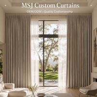 Fournisseur en gros de rideaux sur mesure ODM |   Grandes tentures thermiques occultantes pour grands projets |   Rideaux d'intérieur imperméables et ignifuges