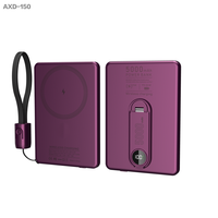 Powerbank Magnetik Tipis 3-in-1 10000mAh Pengisian Cepat Nirkabel Layar Digital Bahan Aluminium Alloy